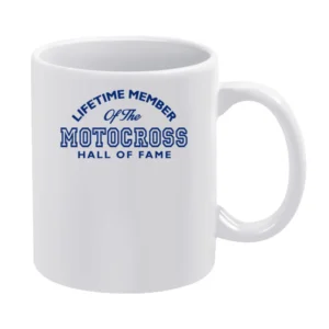 Motocross Hall Of Fame Tshirt White Mug