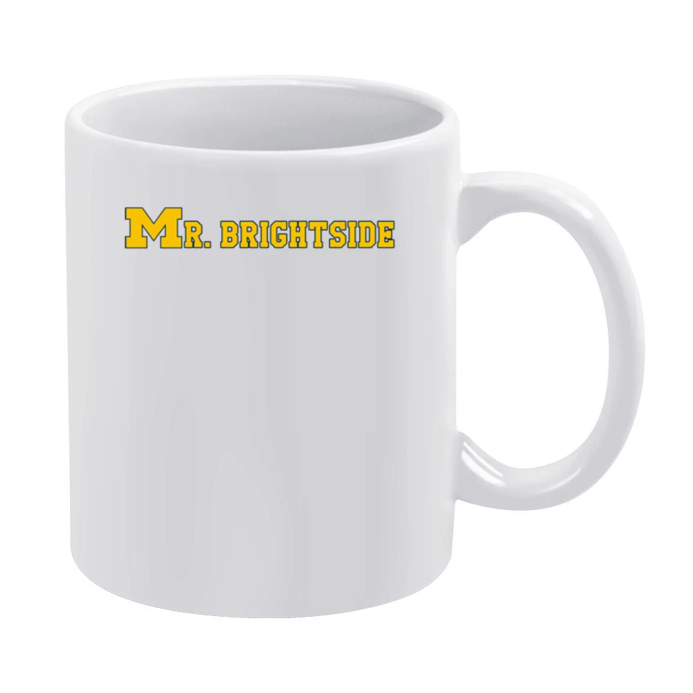 Mr Brightside Michigan Football Fan White Mug