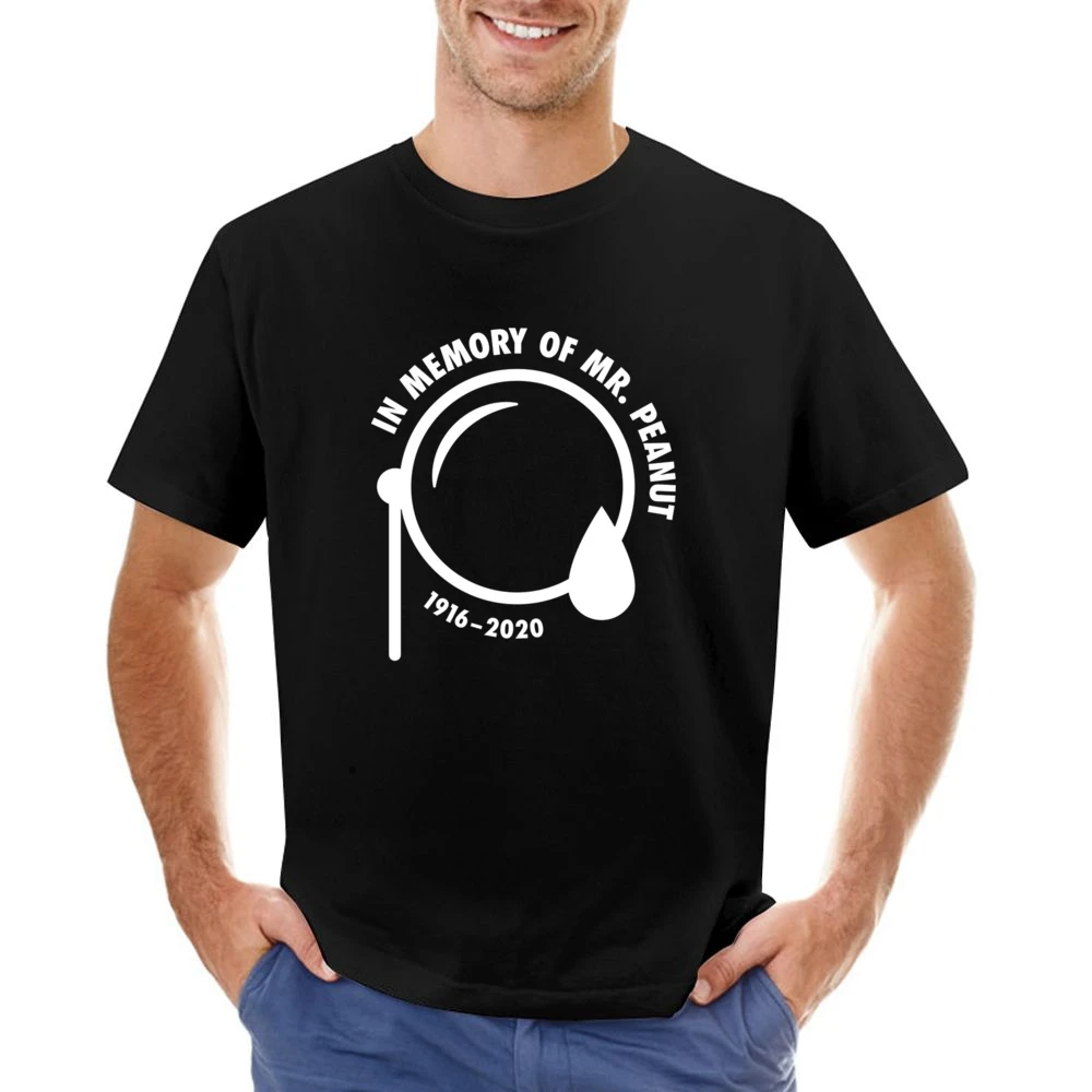 Mr Peanut In Memory Of Rip Planters Peanuts Asian Size Men T-Shirt