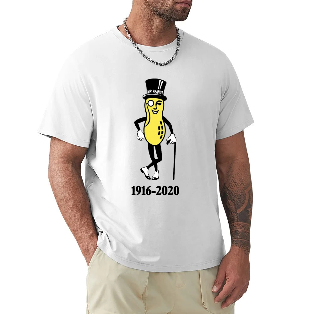 Mr Peanut Rip Planters Peanuts Pop Culture Food Black Premium Men T-shirt