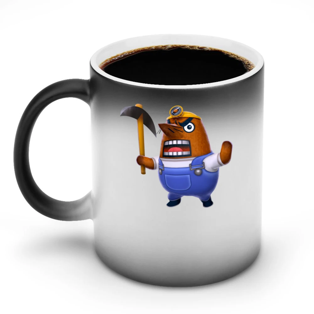 Mr Resetti From Animal Crossing Nintendo Character Video Game Discoloration Mug