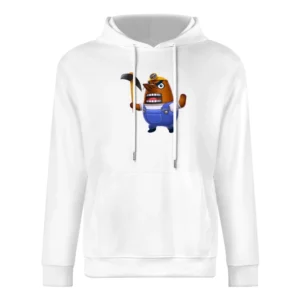 Mr Resetti From Animal Crossing Nintendo Character Video Game European Size Men Hoodie