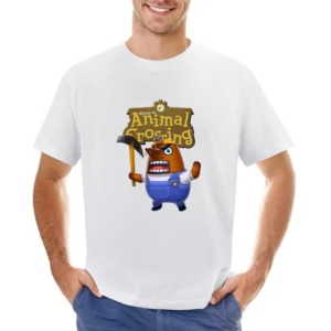 Mr Resetti From Animal Crossing Nintendo Video Game Fan Asian Size Men T-Shirt