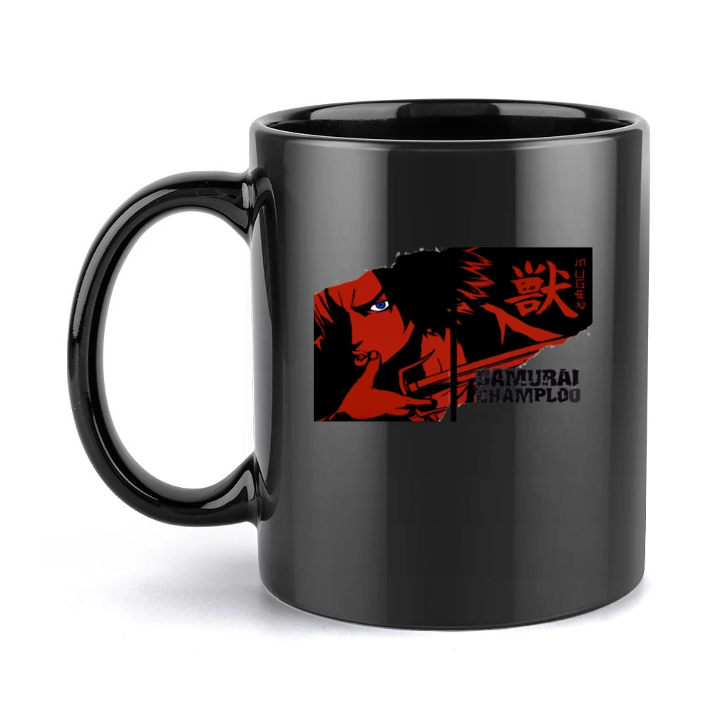 Mugen Mix Style swordship samurai champloo anime manga Black Mug