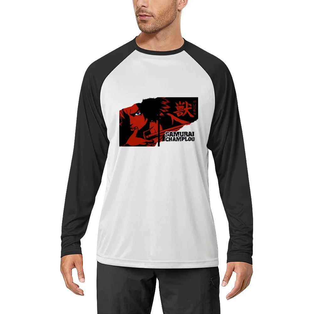 Mugen Mix Style swordship samurai champloo anime manga Men Long Sleeve T-Shirt