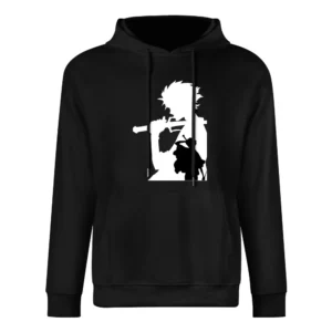 Mugen Shadow black and white samurai champloo anime manga European Size Men Hoodie