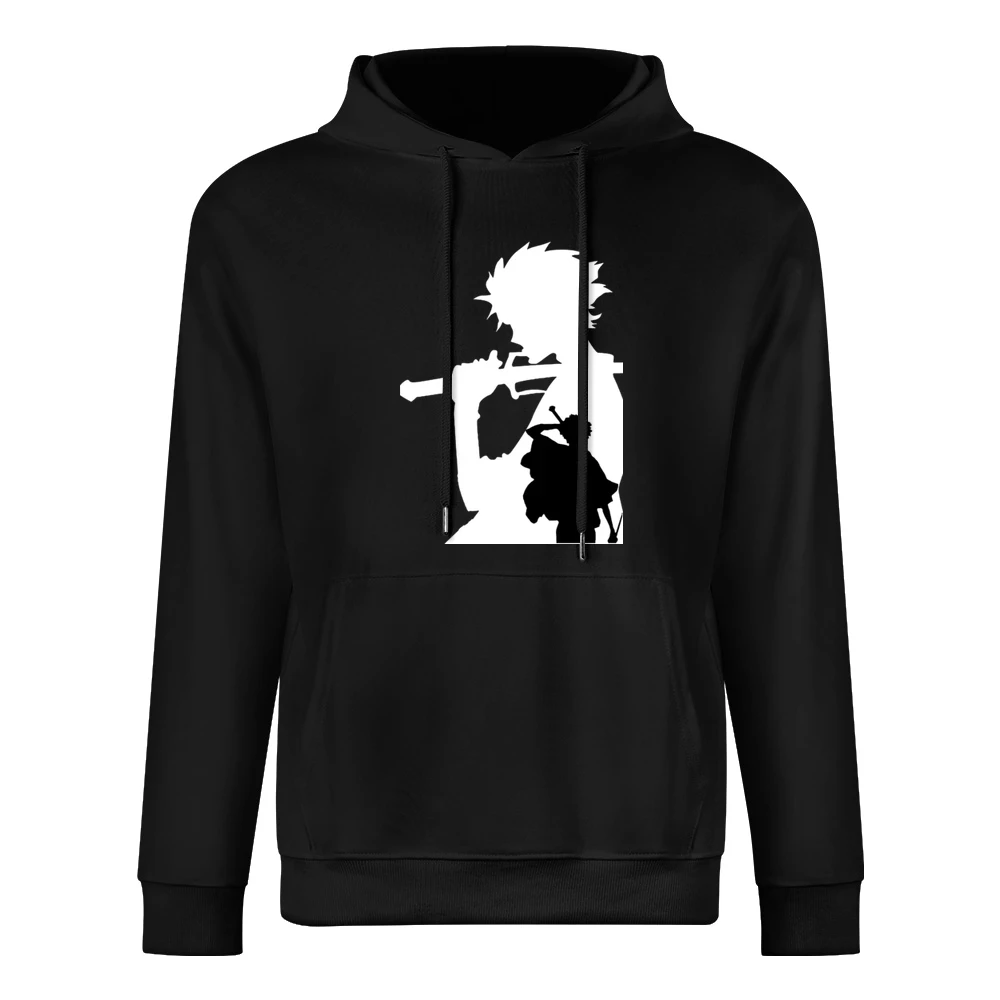 Mugen Shadow black and white samurai champloo anime manga European Size Men Hoodie