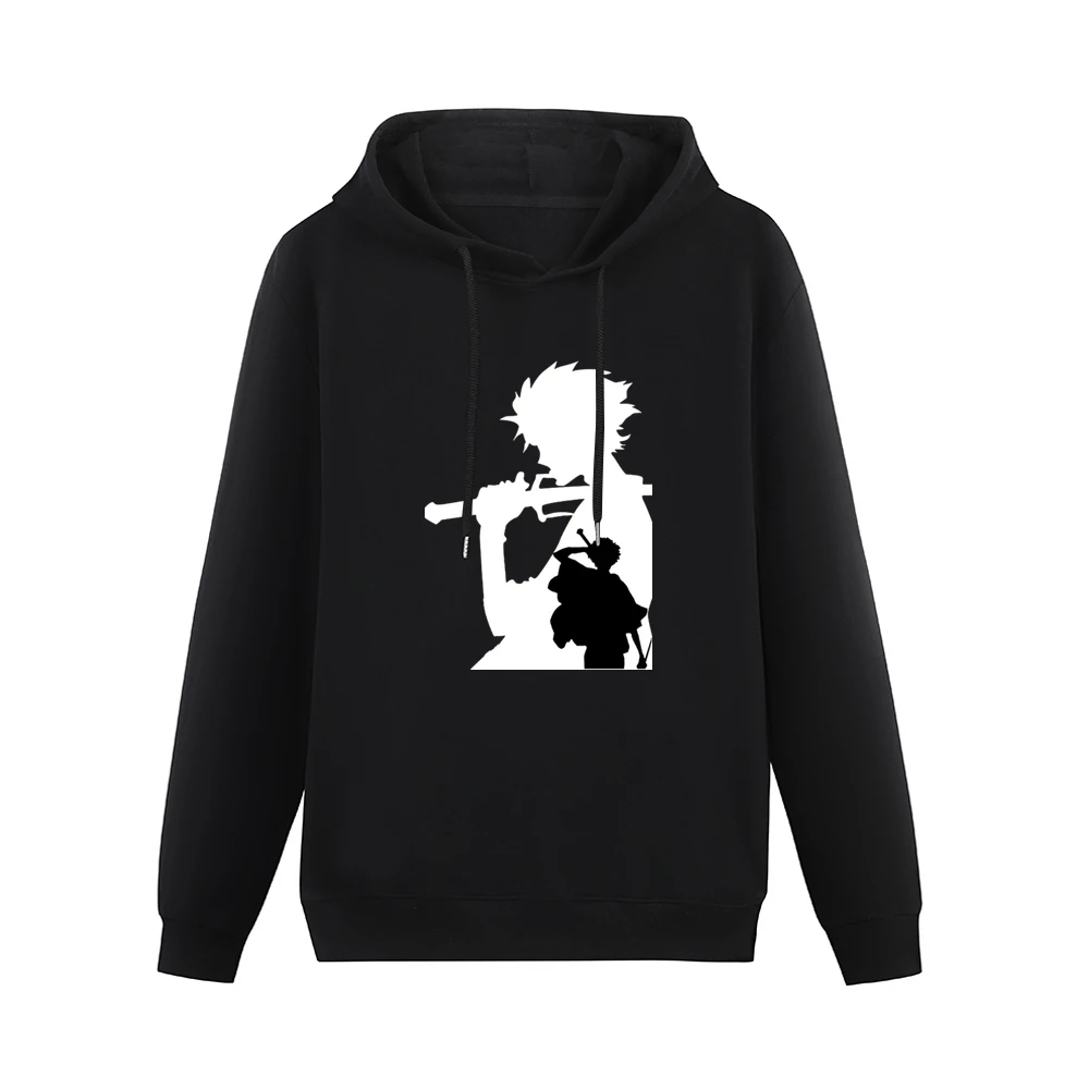 Mugen Shadow black and white samurai champloo anime manga Men Hoodie Without Pocket
