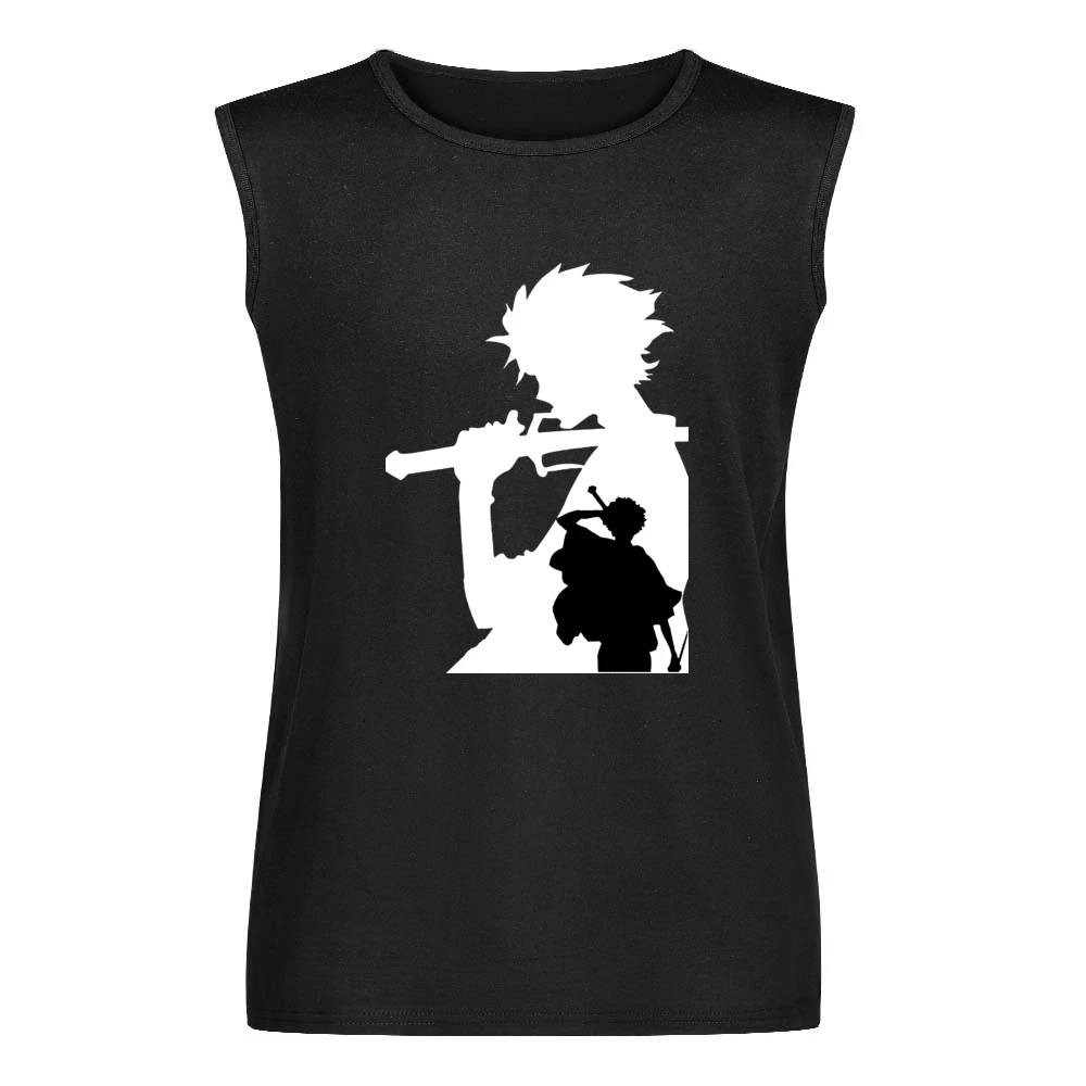 Mugen Shadow black and white samurai champloo anime manga Men Sleeveless T-Shirt