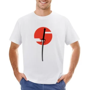 Mugen Sword samurai champloo anime manga Asian Size Men T-Shirt