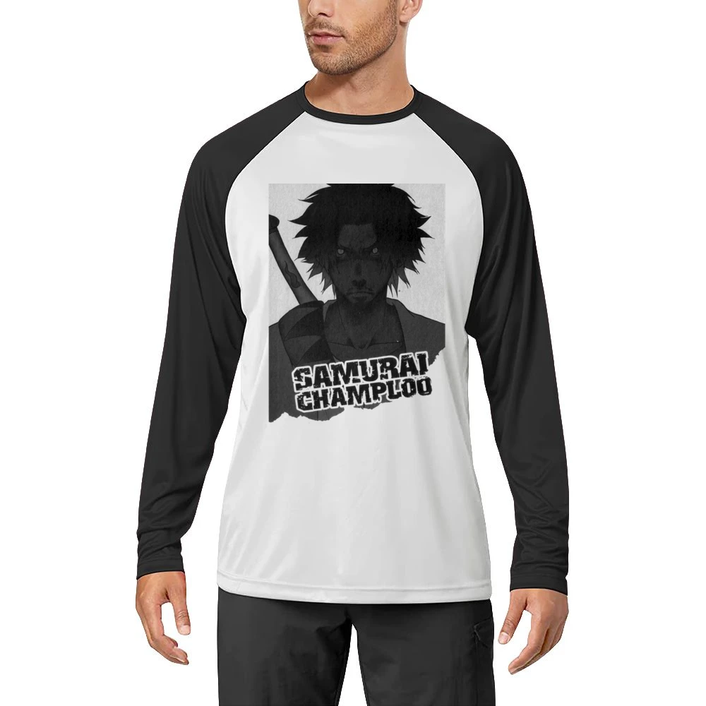 Mugen from samurai champloo mix anime manga Men Long Sleeve T-Shirt