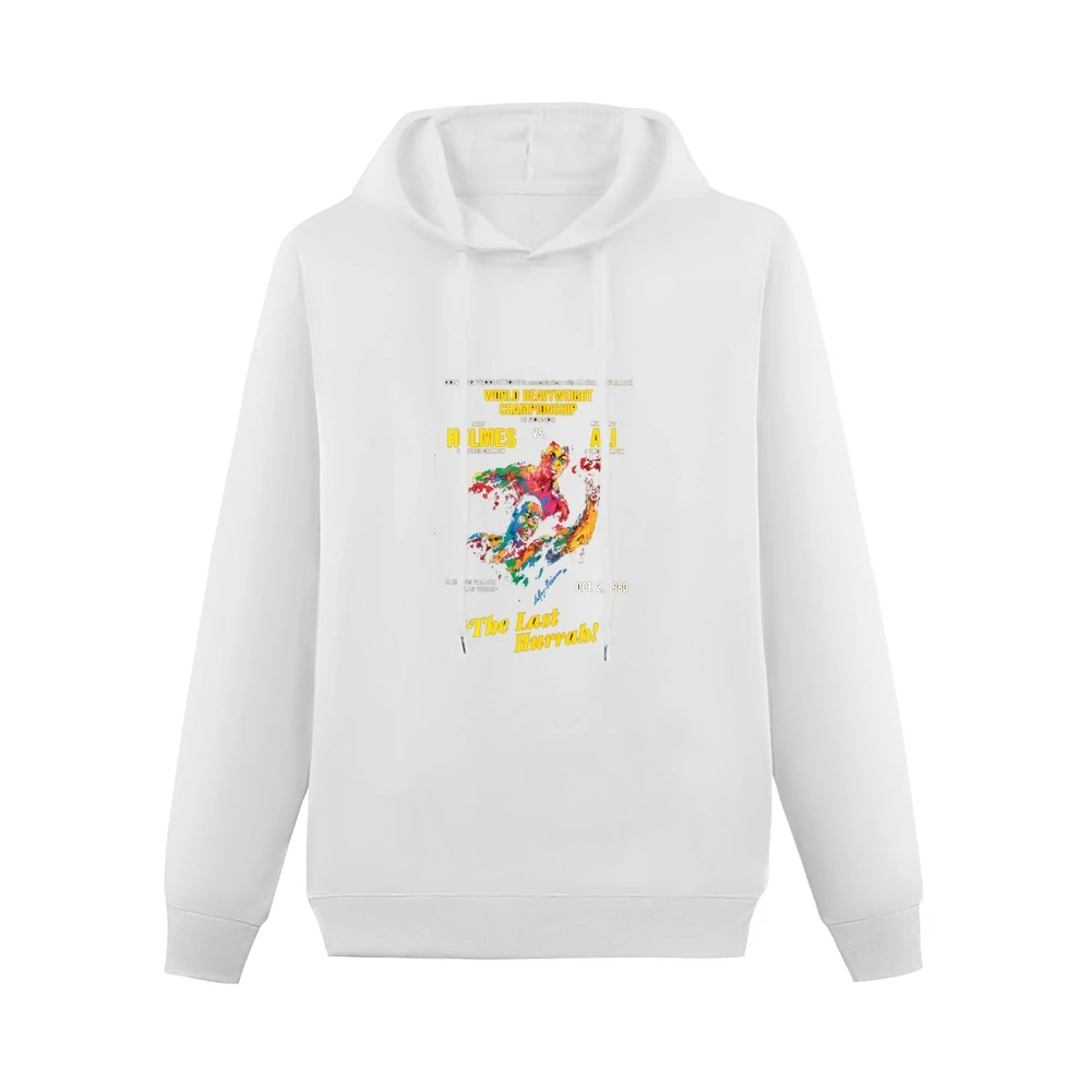 Muhammad Ali vs Larry Holmes Fight Poster Men Hoodie Without Pocket
