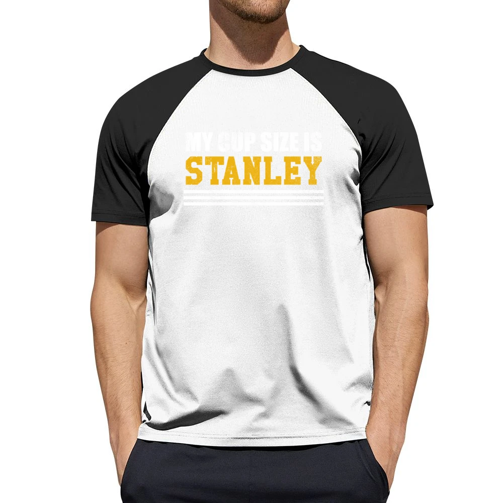 My Cup Size Is Stanley Funny Ladies Hockey Playoffs Graphic Nashville Men Short Sleeve T-Shirt
