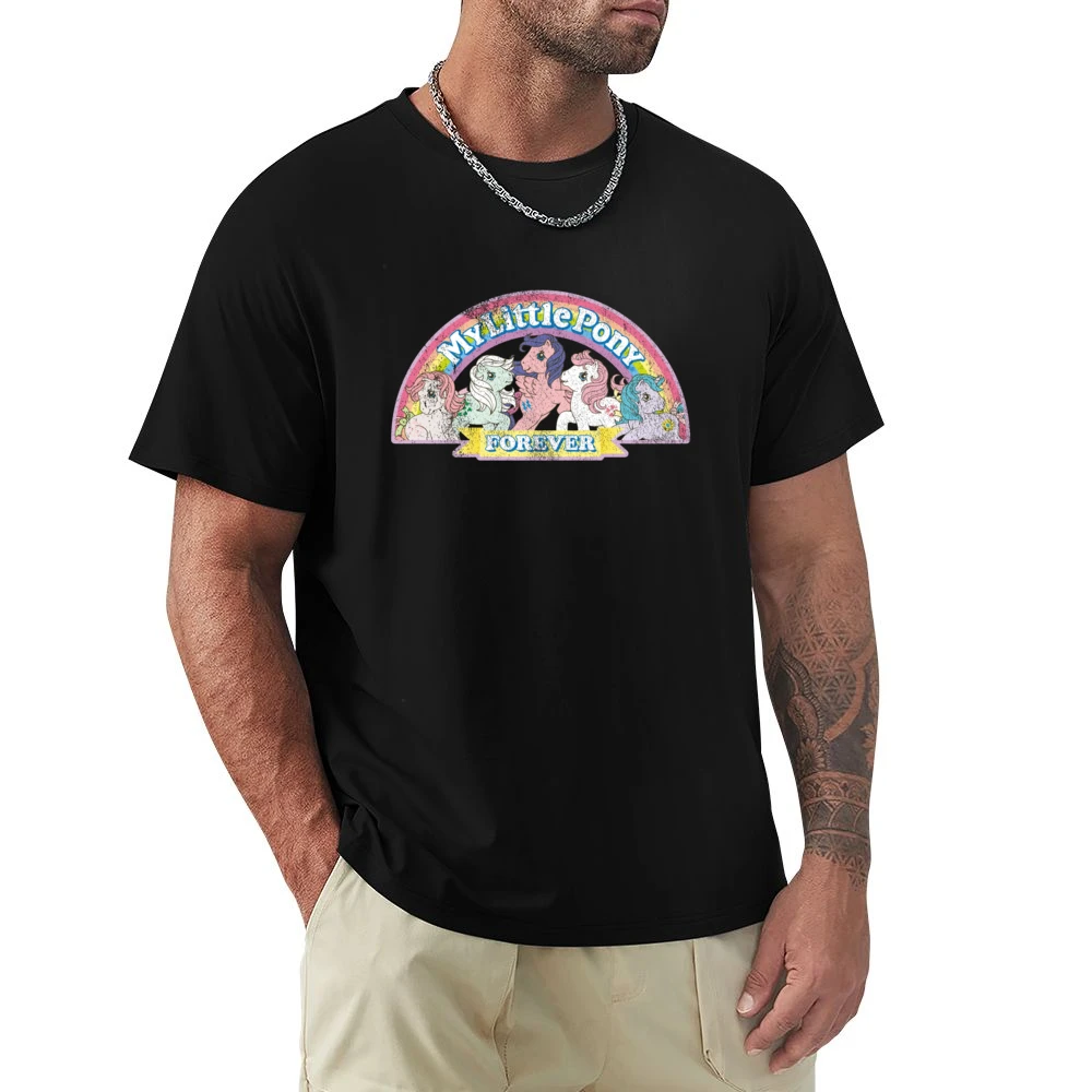 My Little Pony Forever Fun Cool Vintage Style Distressed Graphic Retro Premium Men T-shirt