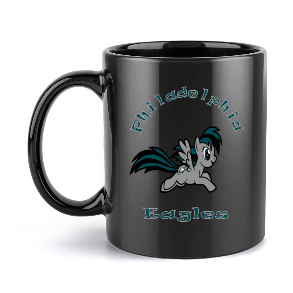 My Little Pony Philadelphia Team Tshirt Black Mug