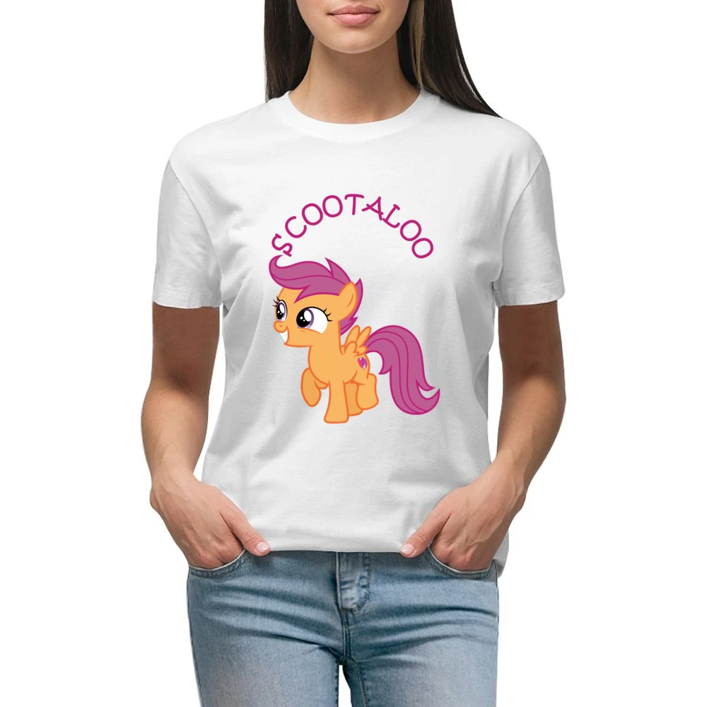 My Little Pony Scootaloo Premium Women Ladies T-shirt