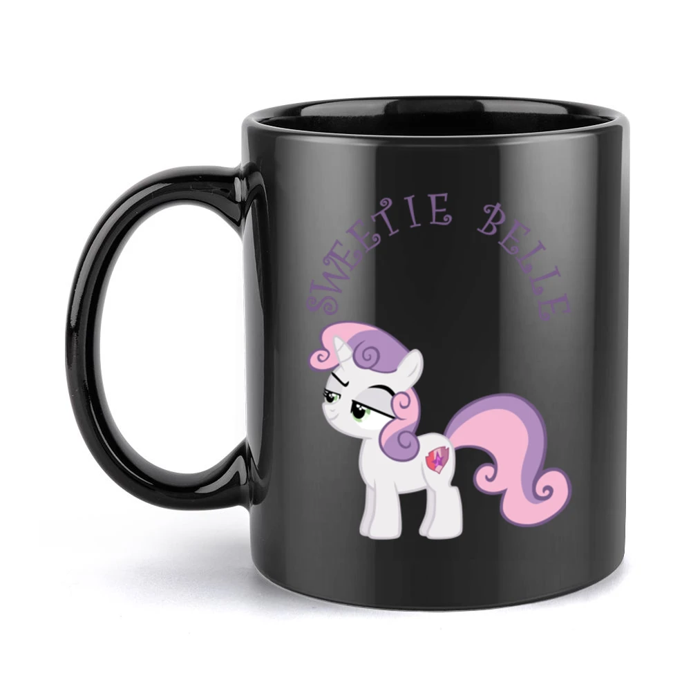 My Little Pony Sweetie Belle Black Mug