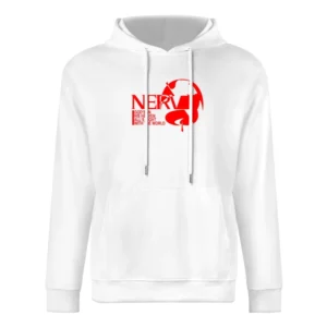 NGE Neon Genesis Evangelion Nerv science-fantasy mecha anime logo T Sh European Size Men Hoodie