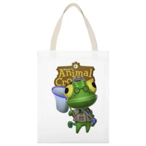 Nat From Animal Crossing Nintendo Video Game Fan White Canvas Tote Shopping Bag