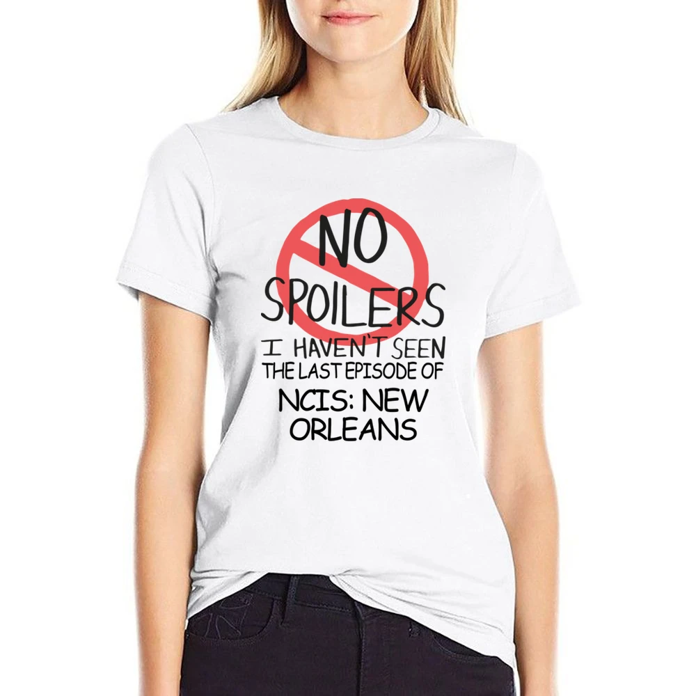 Ncis New Orleans No Spoilers Last Episode Tv Funny US Size Women Ladies T-shirt