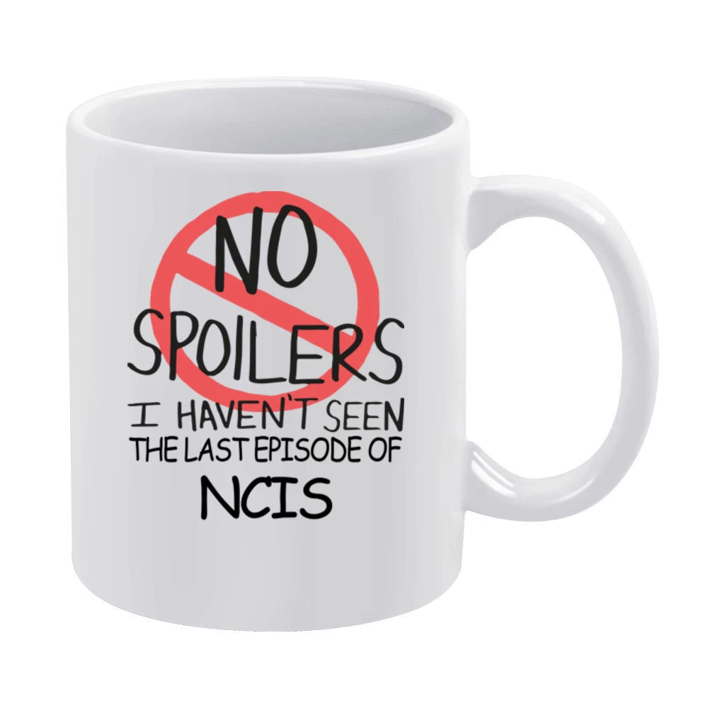 Ncis No Spoilers Last Episode Tv Funny White Mug