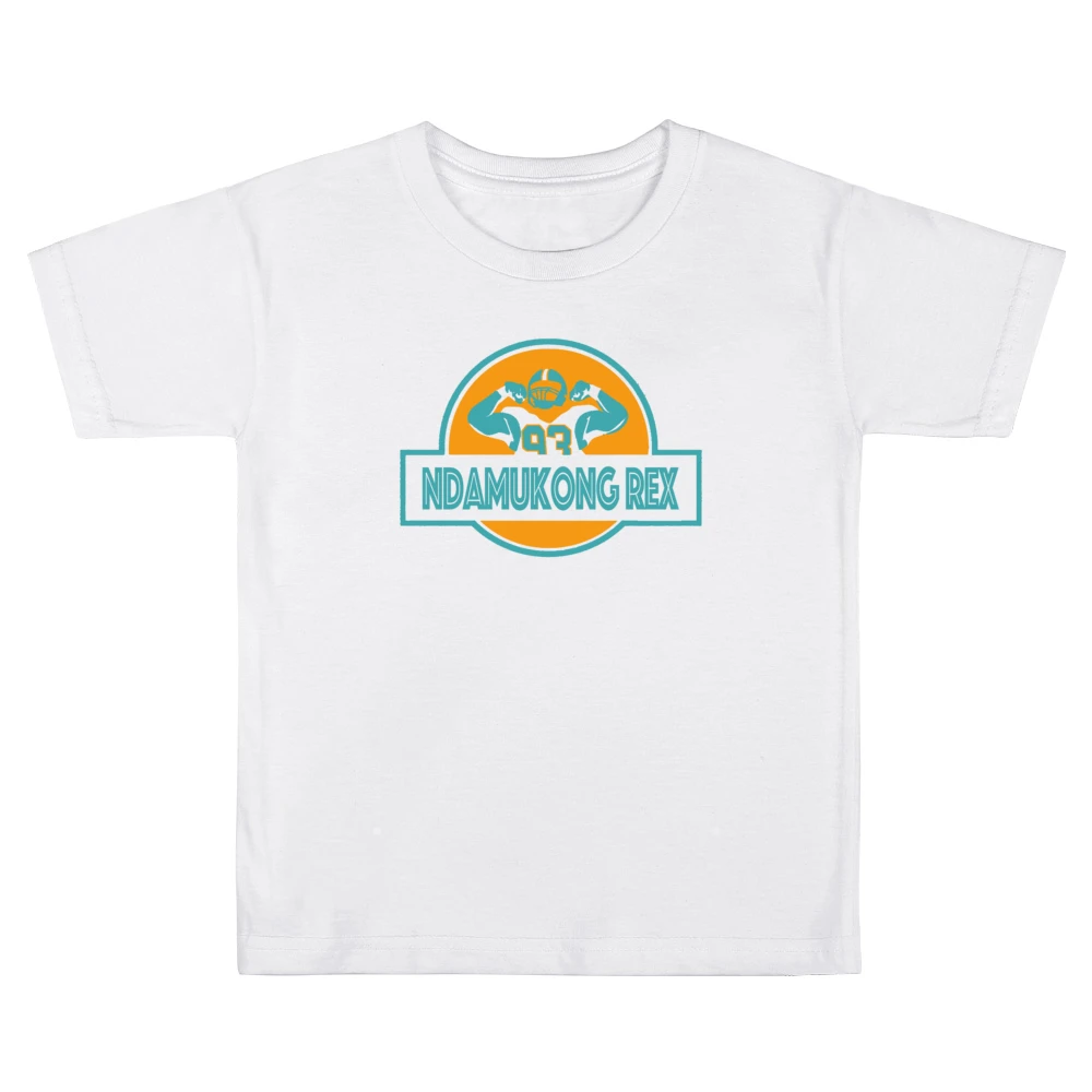 Ndamukong Rex Fun Mr Suh Football Jurassic Park Parody Graphic Kids Boys Girls T-Shirt