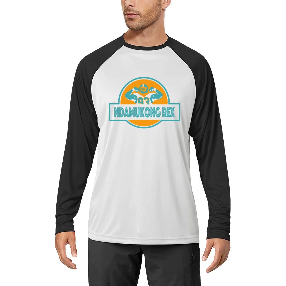 Ndamukong Rex Fun Mr Suh Football Jurassic Park Parody Graphic Men Long Sleeve T-Shirt