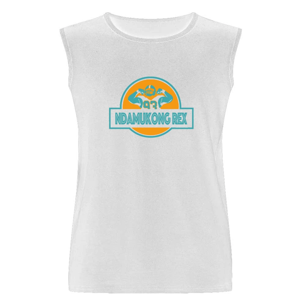 Ndamukong Rex Fun Mr Suh Football Jurassic Park Parody Graphic Men Sleeveless T-Shirt