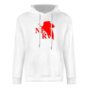 Neon Genesis Evangelion NGE science-fantasy mecha anime Nerv logo T Sh European Size Men Hoodie