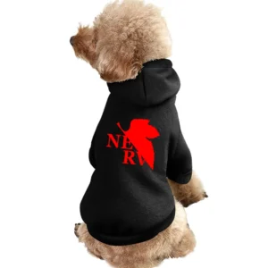 Neon Genesis Evangelion NGE science-fantasy mecha anime Nerv logo T Sh Pet Apparel Clothes