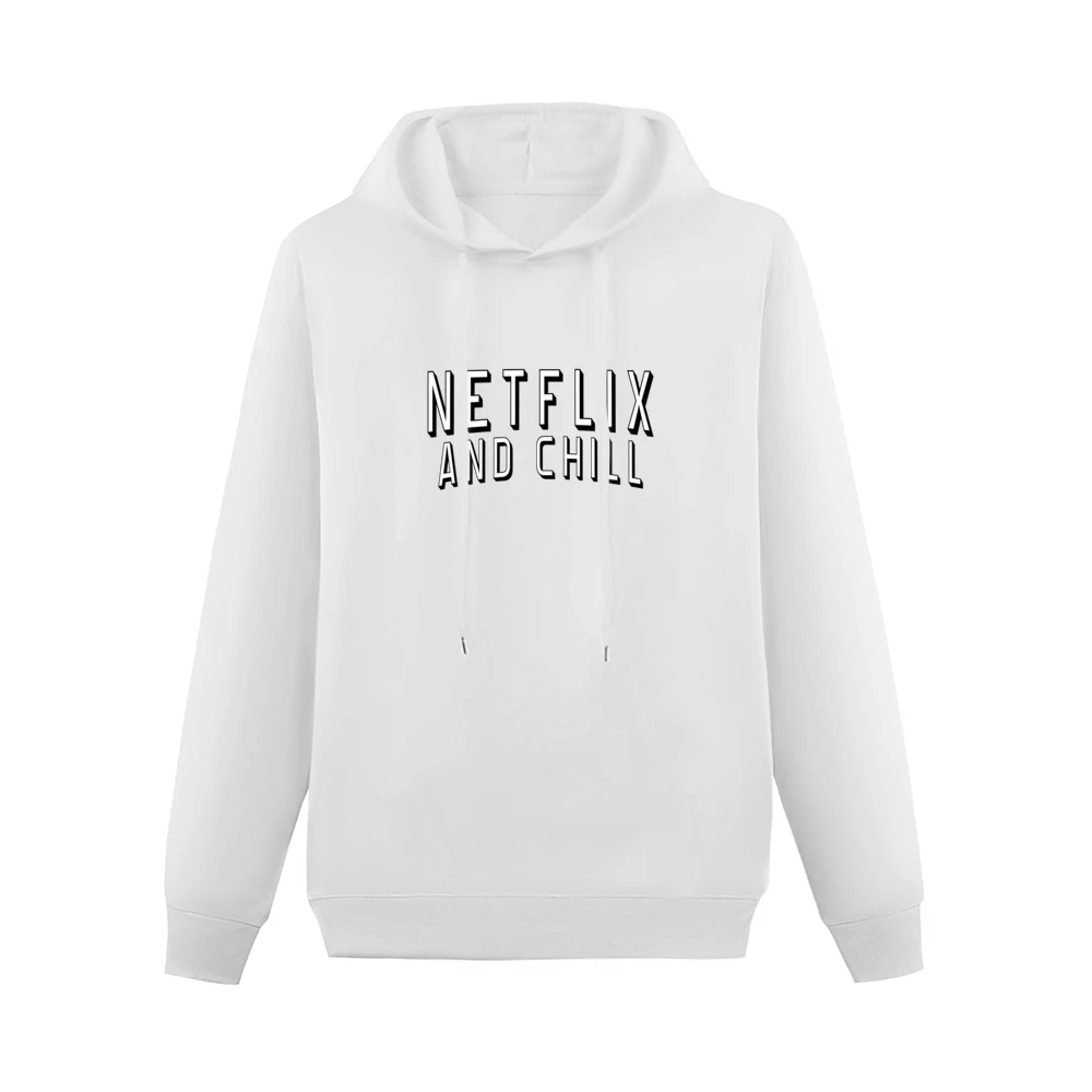 Netflix And Chill Fun TV Binge Watch Men Hoodie Without Pocket