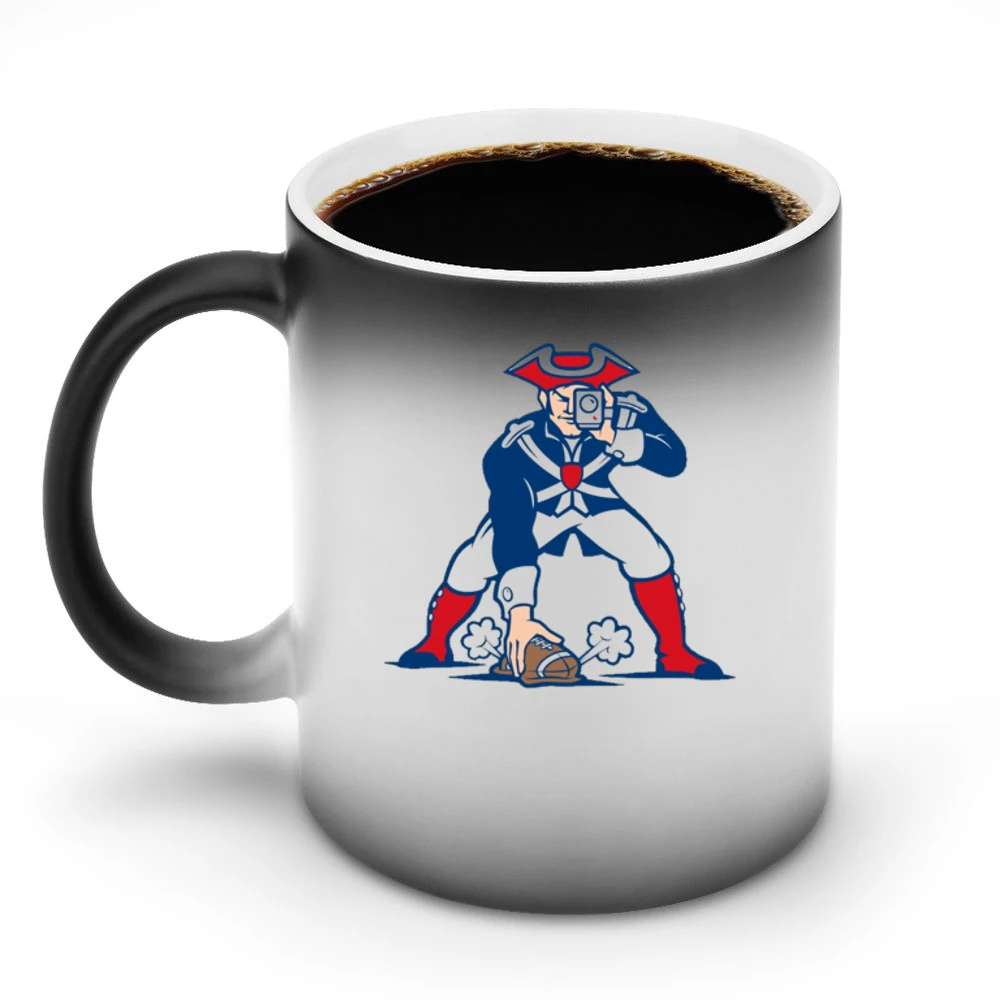 New England Football Funny Spy Gate Deflate Scandal Parody Graphic T S Discoloration Mug