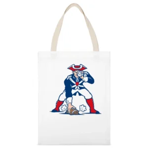 New England Football Funny Spy Gate Deflate Scandal Parody Graphic T S White Canvas Tote Shopping Bag