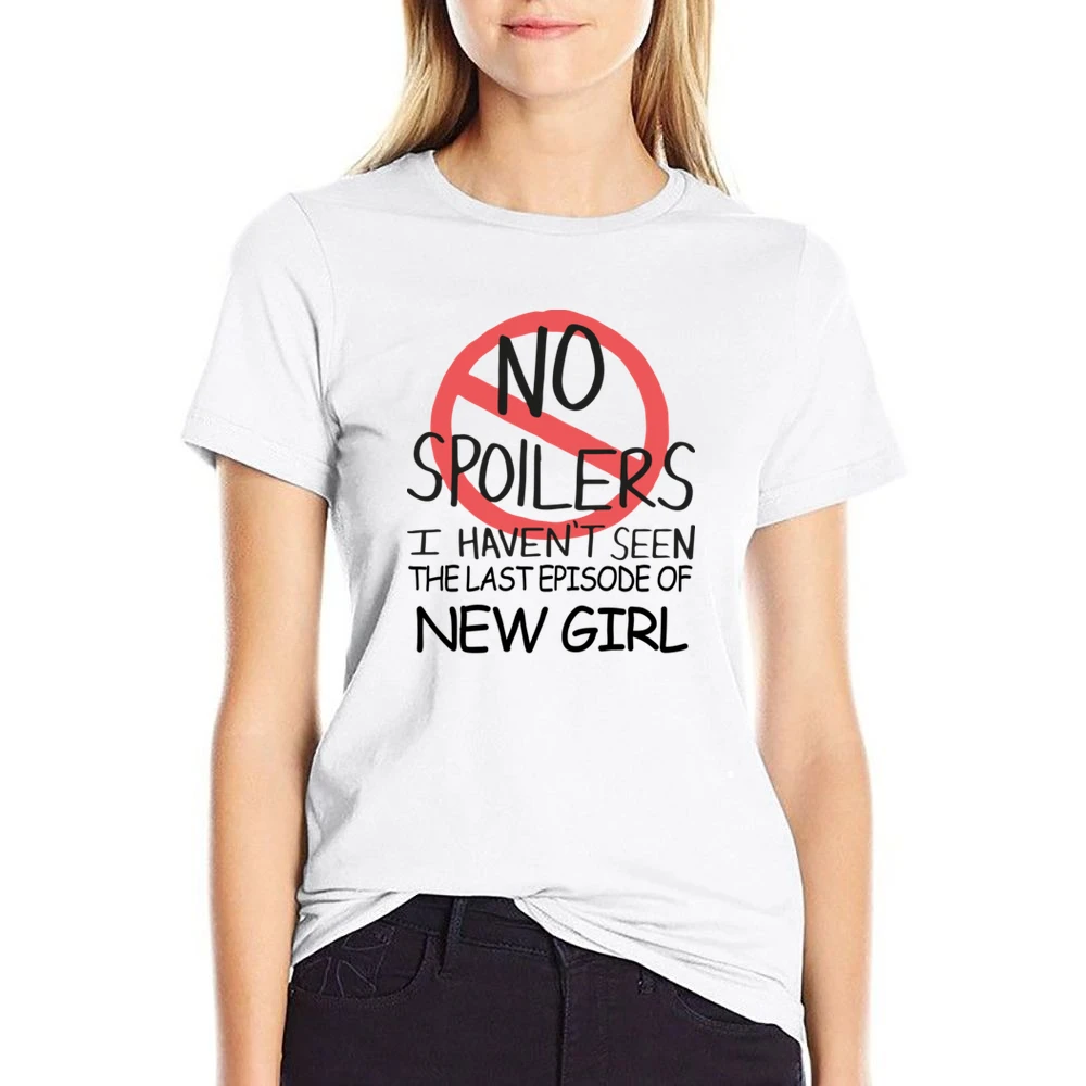New Girl No Spoilers Last Episode Tv Funny US Size Women Ladies T-shirt