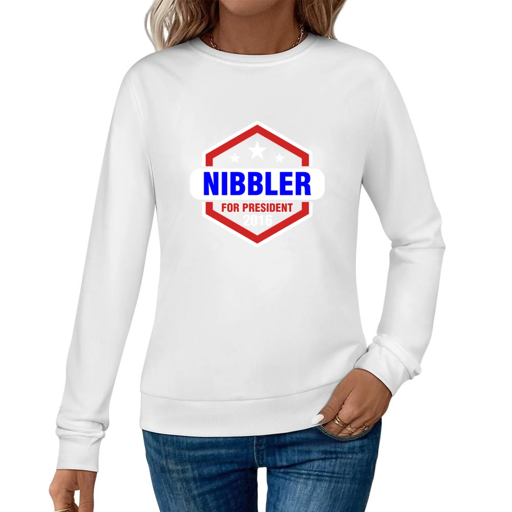 Nibbler For President 2016 Futurama TV Show Women Pullover Sweatshirt