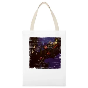 Nick Cave From Her To Eternity Album Cover Distressed Image White Canvas Tote Shopping Bag