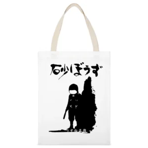 Night dark suit Kanta Mizuno Desert Style Devil ghost Desert Punk anim White Canvas Tote Shopping Bag