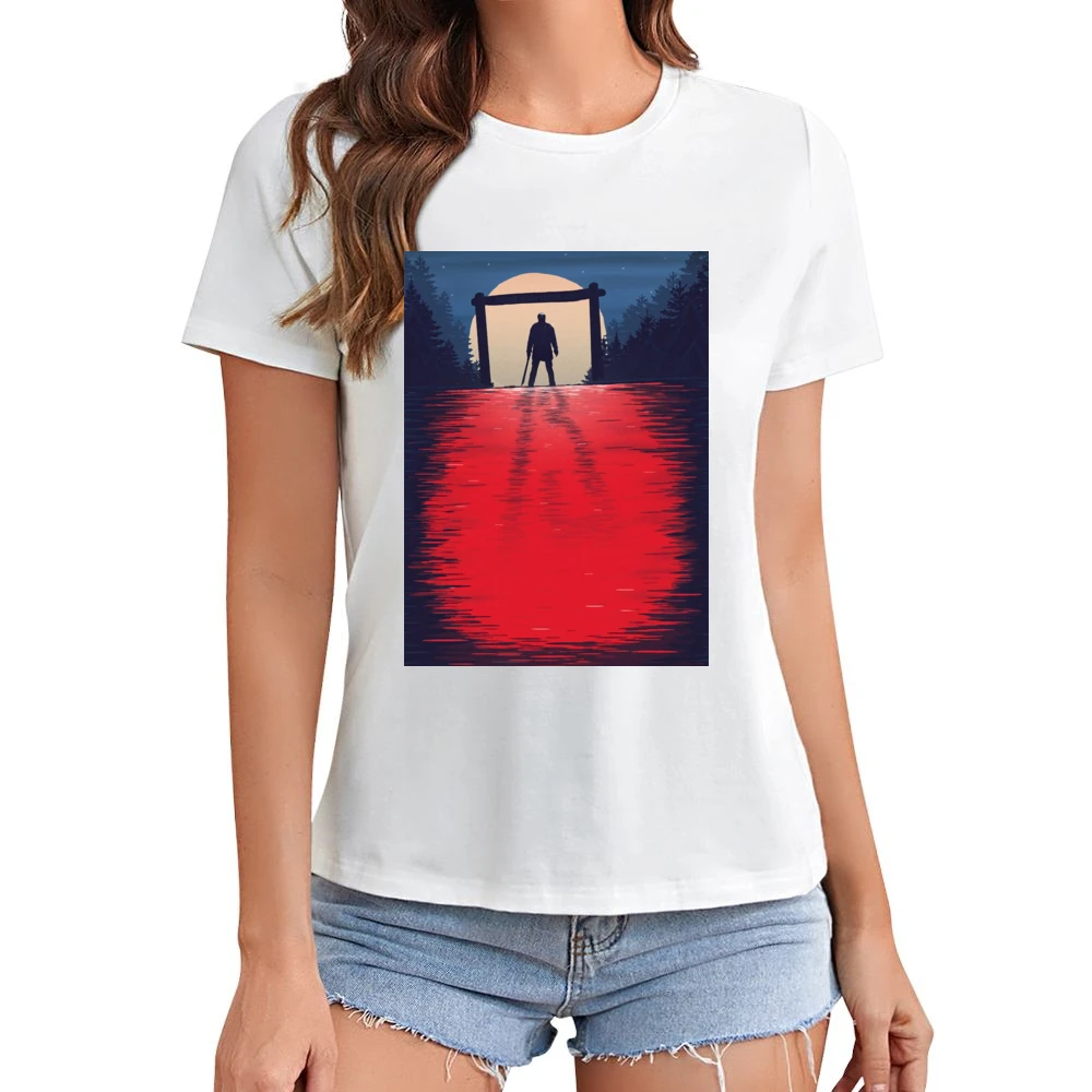 Nightmare elm street - jason Asian Size Women Ladies T-shirt