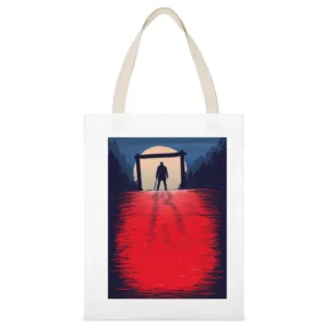 Nightmare elm street - jason White Canvas Tote Shopping Bag