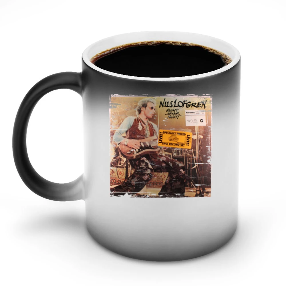 Nils Lofgren Nils Lofgren Album Cover Distressed Image Discoloration Mug