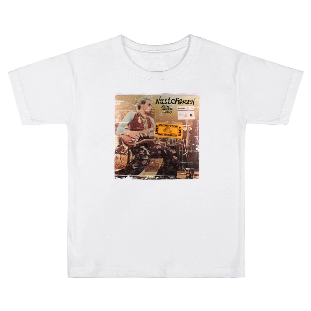 Nils Lofgren Nils Lofgren Album Cover Distressed Image Kids Boys Girls T-Shirt