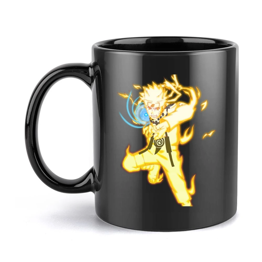 Nine-Tails Chakra Mode Rasengan naruto anime manga Black Mug