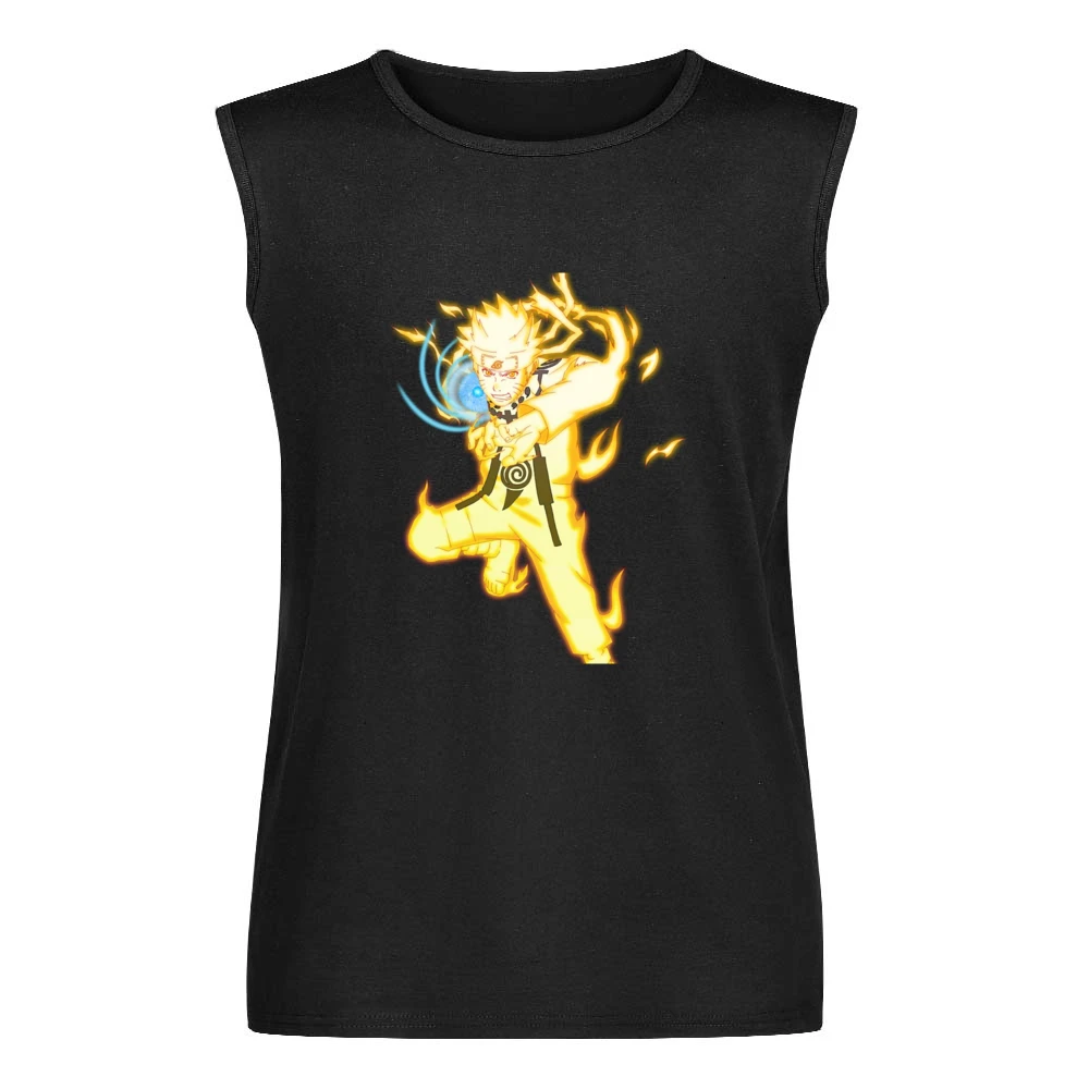 Nine-Tails Chakra Mode Rasengan naruto anime manga Men Sleeveless T-Shirt