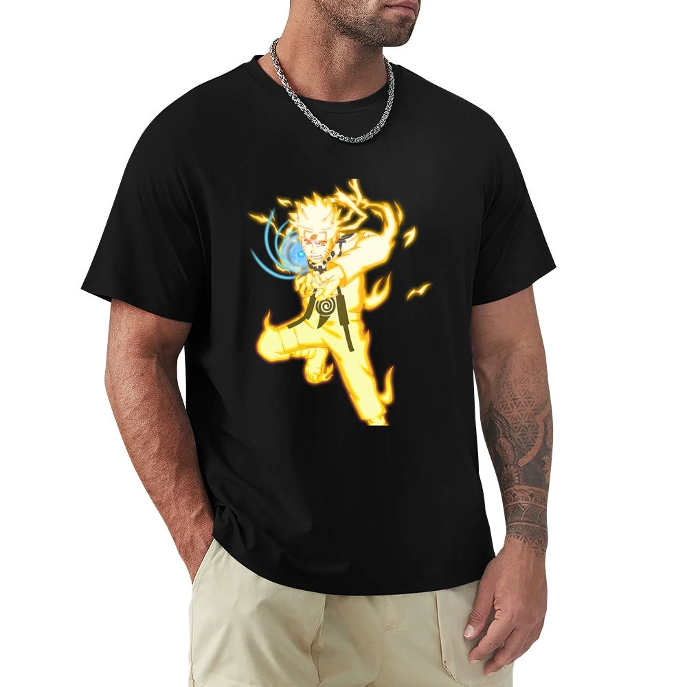 Nine-Tails Chakra Mode Rasengan naruto anime manga Premium Men T-shirt