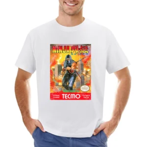 Ninja Gaiden Nes Nintendo Old School Retro Video Game Fan Distressed T Asian Size Men T-Shirt
