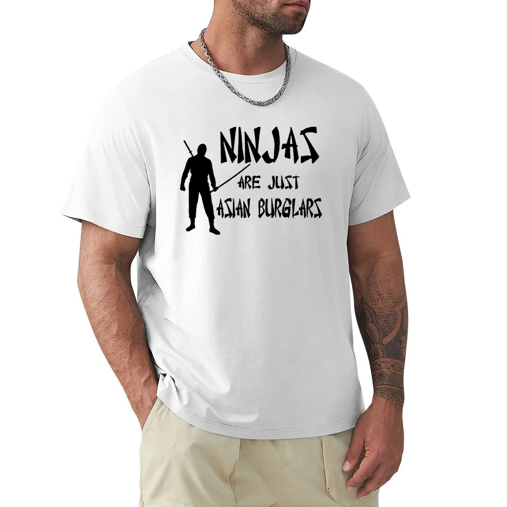 Ninjas Are Just Asian Burglars Funny Premium Men T-shirt