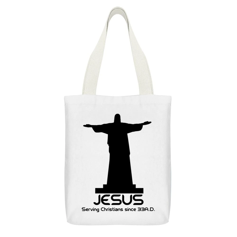Ninjas Are Just Asian Burglars Funny White Canvas Tote Shopping Bag With Interior Pocket
