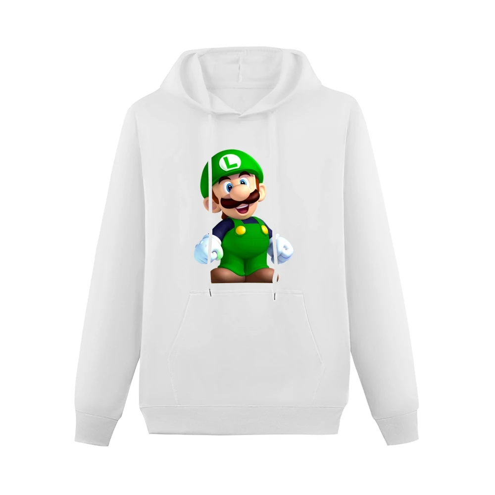 Nintendo Luigi Tshirt (all Styles And Colors Available) Men Hoodie With Pocket