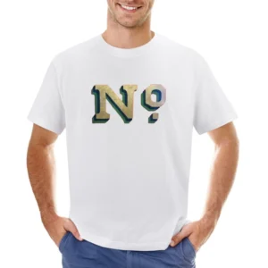 No Just No word text Asian Size Men T-Shirt