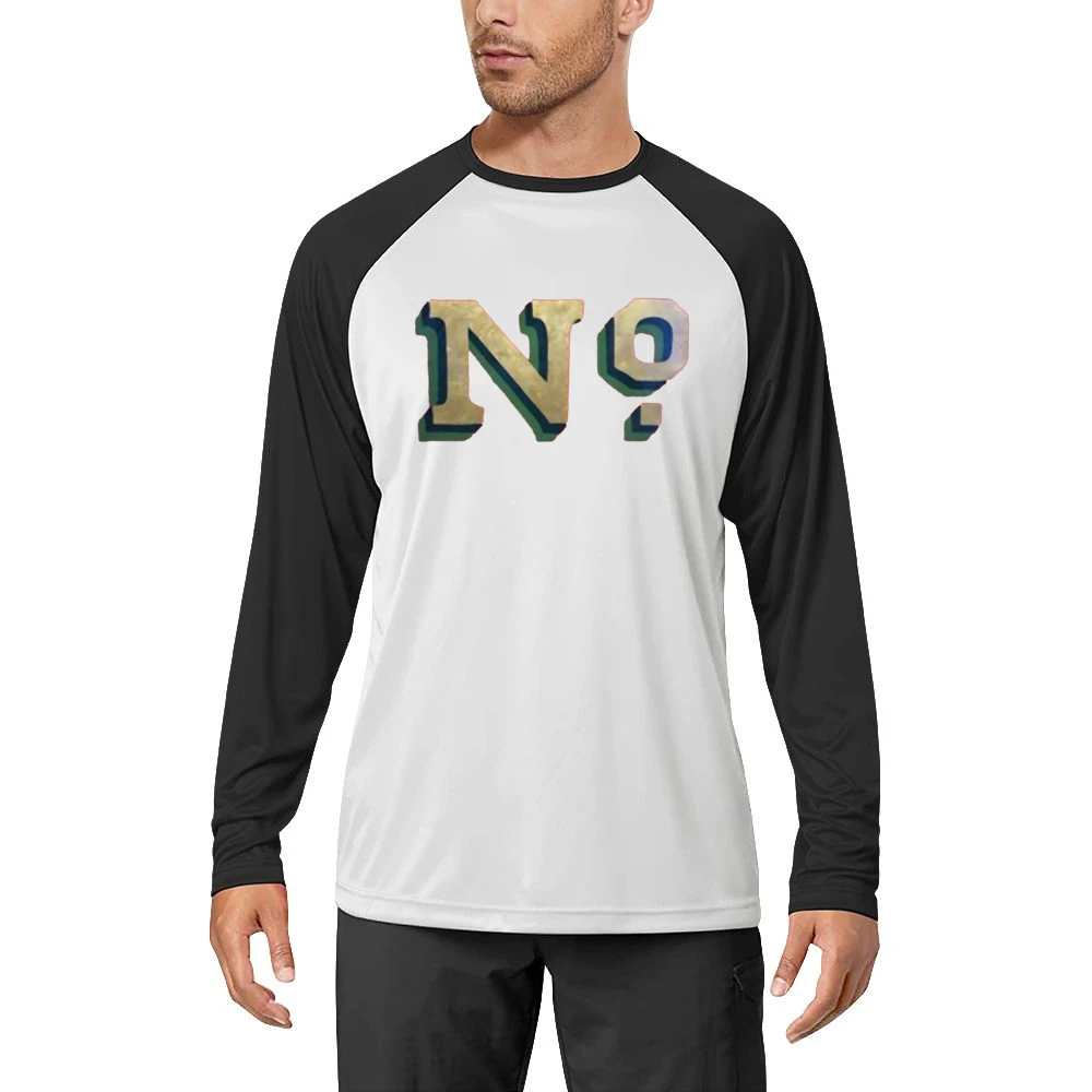No Just No word text Men Long Sleeve T-Shirt